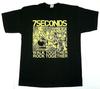 7 SECONDS T-shirt Punk Rock Band Adult Men's Tee Black 100% Cotton New