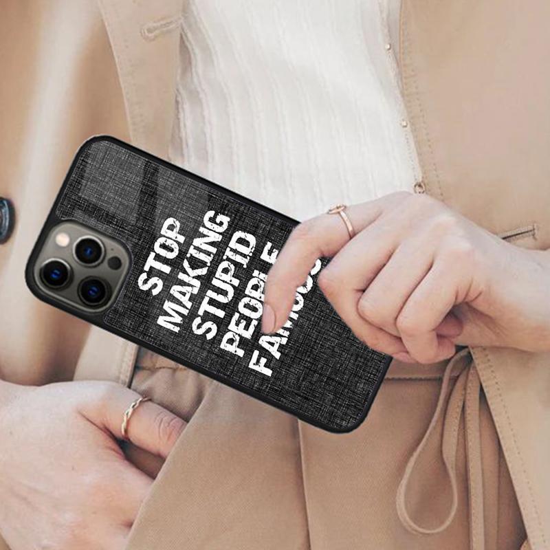 

People are Stupid Magnetic Phone Case For APPLE iPhone 17 Air 16 14 13 12 Pro Max 15 Plus Wireless Charge With MagSafe Cover iPhone 13mini
