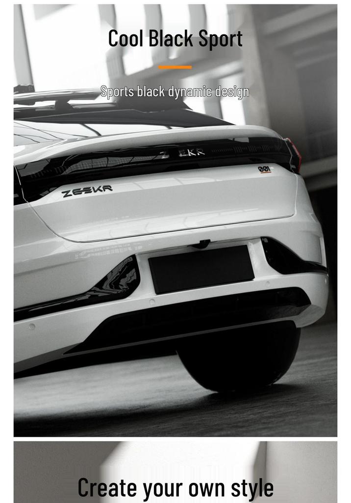 Zeekr 001/007 Car Emblem Matte Metal Sport Style Modification Sticker