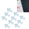 100Pcs Dolphin Shape Metal Paperclips Blue Cute Paper Clips Paper Clips  Document Organization