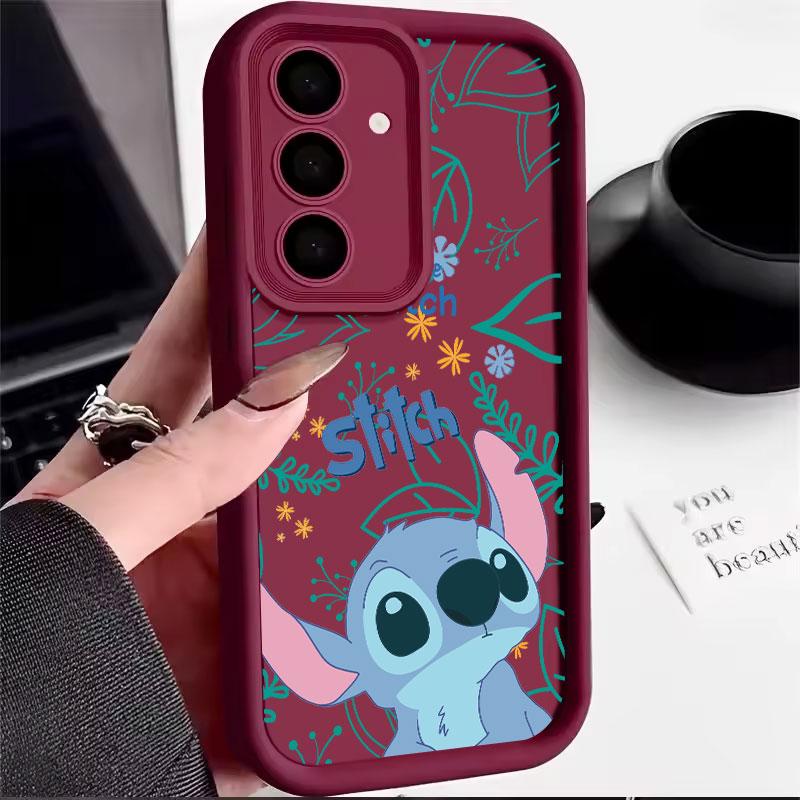 Stitch Anime S26 Ultra Case For Samsung Galaxy S26 S25 S24 S22 S23 Ultra S21 Plus S20 S25 FE Camera Protection Soft Cover