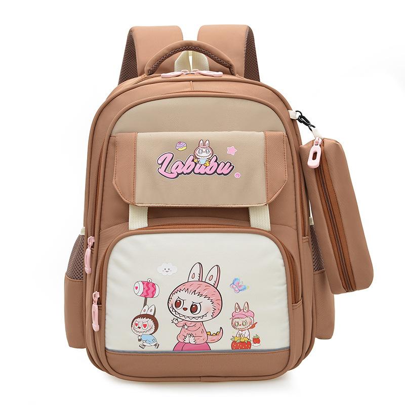 

Школьный рюкзак, школьный рюкзак для девочек, новые модели для учеников начальной школы, легкий рюкзак большой вместимости, мужской рюкзак для снижения нагрузки на позвоночник хаки