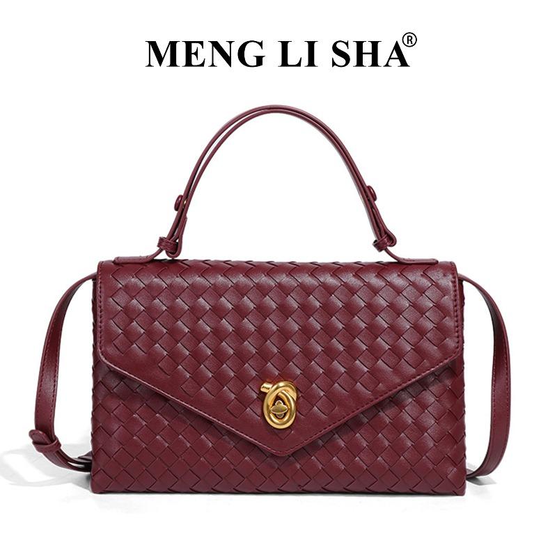 Spring and summer new niche design woven clutch envelope bag commuter fashion shoulder messenger dinner bag