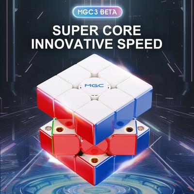 YJ MGC3 Beta Maglev  Magic Cube Yongjun  3x3 Magnetic Speed Cube Stickerless Professional Fidget Toys Children Gift