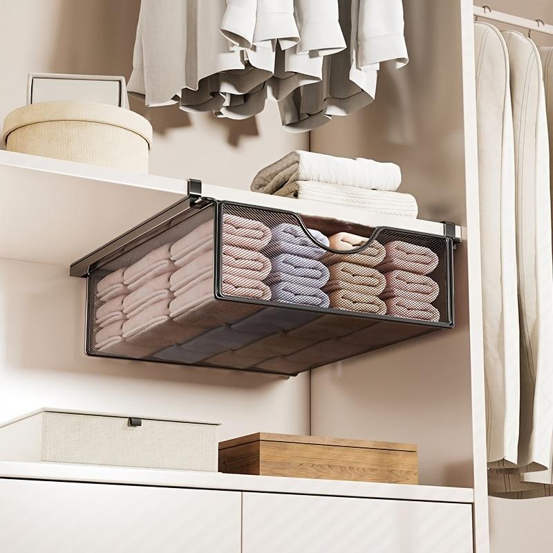 Clothing and Sock Organizer Box Pull-Out Storage Cabinet Layered Storage
