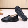 New Style Shoes: Versatile Women's Shoes, Flat Heels with Fleece, Warm Single Shoes, Genuine Leather Shoes