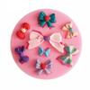 Food Grade Silicone Bowknot Silicone Mold 3D Shape DIY Baking Tool  Wedding Cake Decoration
