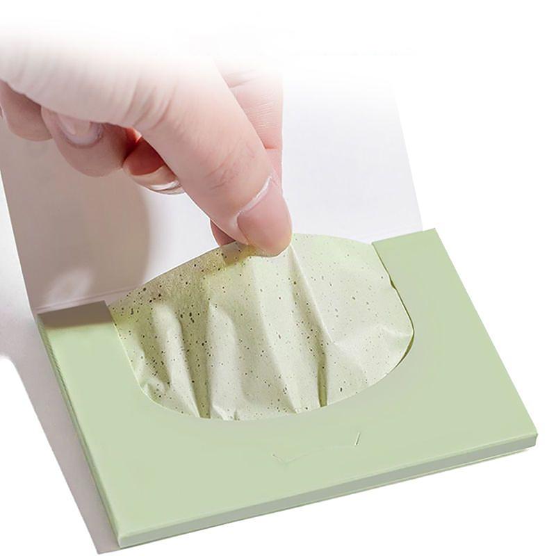 100 ks/škatuľka na savý papier na tvárový olej Prenosné lesklé obrúsky na tvár Čistiace prostriedky na tvár Nástroje na čistenie tváre pohlcujúce olej na kontrolu oleja