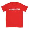 System Of A Down Men T Shirts Band Casual Tees Short Sleeve Crew Neck T-Shirts Pure Cotton Gift Idea Tops