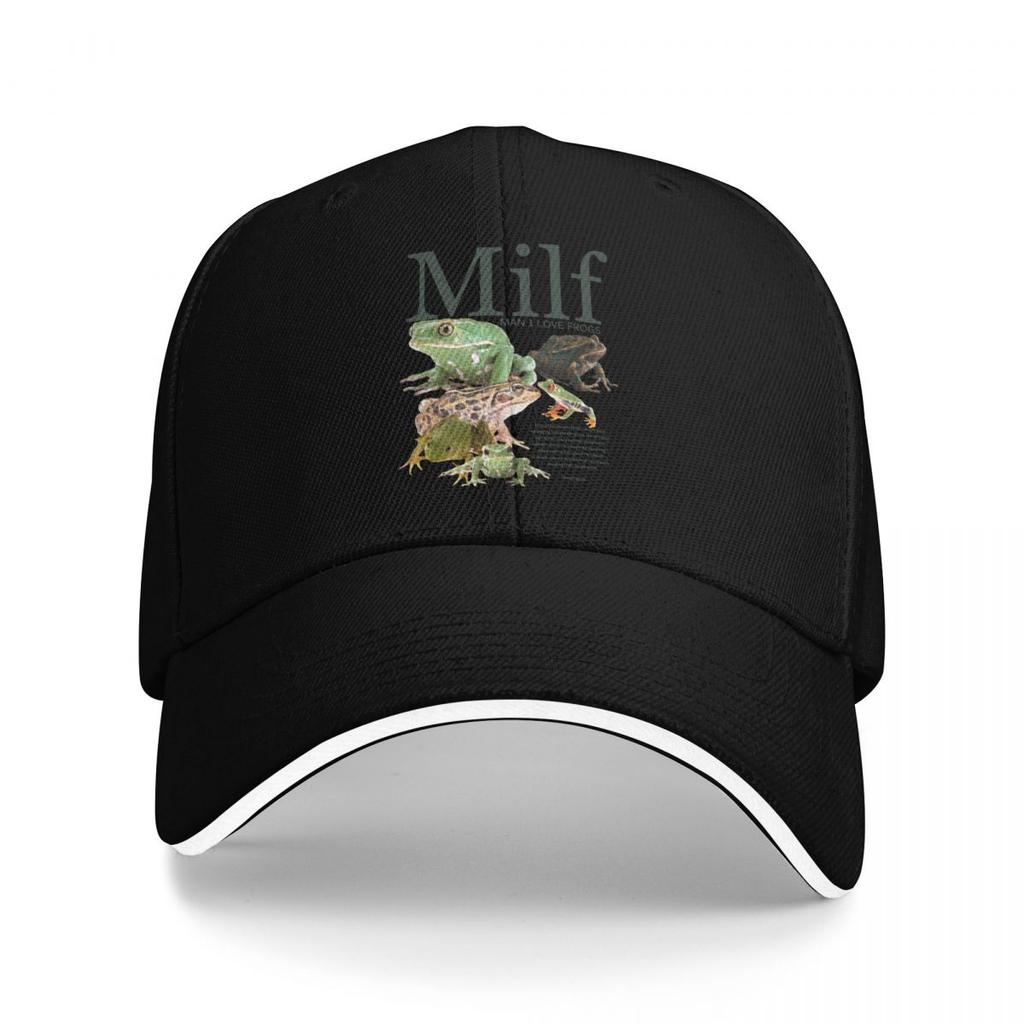 Baseball Caps Milf Unisex I Love Frogs Casquette Unisex Sport Spring Hats