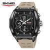 SKMEI 2601 New Business Men's Retro Luxury Digital Electronic Watch Dual Display Waterproof High End Digital Clock Reloj Hombre