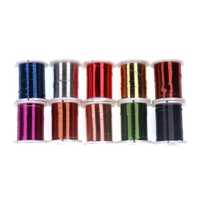 10 Spools 0.3mm X 10m Fly Tying Copper Wire Jewelry Line for Copper John Fly Nymph Midge Scud Flies Insect Bait