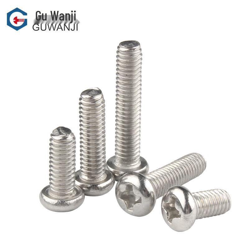 Guwanji 304 Stainless Steel Phillips Pan Head Machine Screws