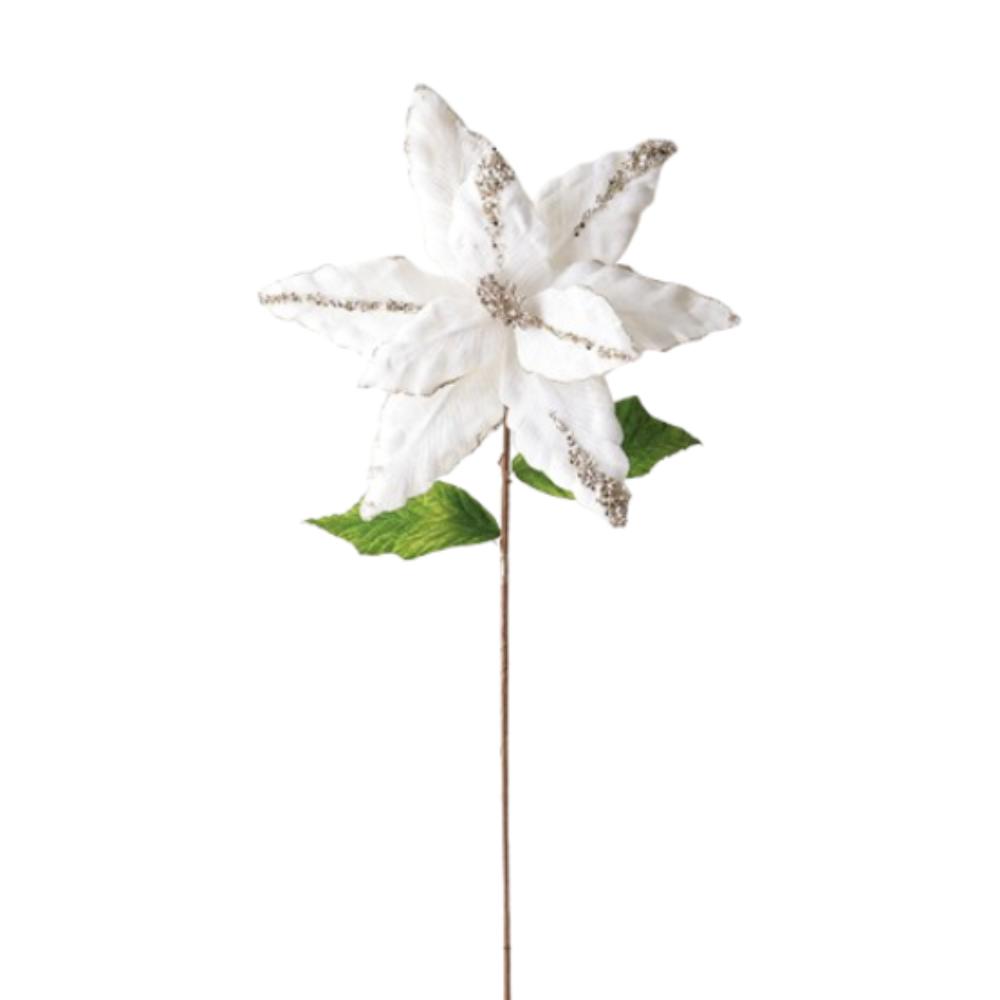 33cm Simulated Christmas Flower Handmade Christmas Tree Decorations New Year Gift