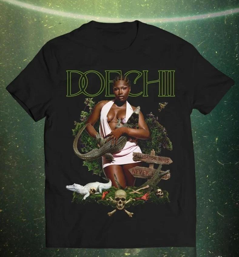 NEW DOECHII  Alligator Bites Never Heal Album Shirt Cotton All size Unisex T-Shirt XXXXL