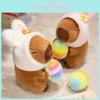 Capybara Plüschtier mit Kapuze Für Kinder Geschenk Souvenir