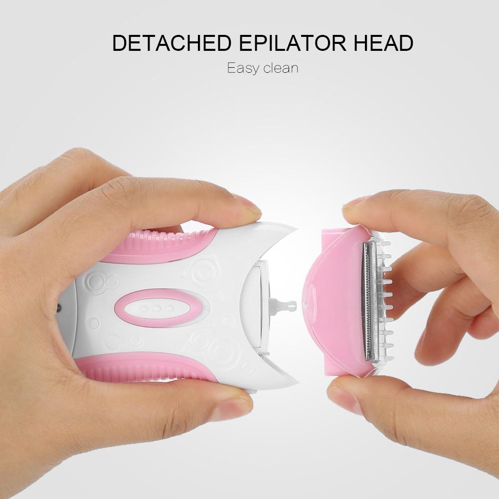 Women\'s Electric Epilator Painless Hair Removal Rechargble for Armpit Bikini Legs