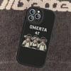 Fashion O-OmertaS 47 Phone Case For IPhone 16 15 14 13 Pro Max 11 12 Plus Leather Silicone Cover