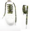 Flat Candy Color Gradient Shoe Laces Party Camping Boots Shoelace Canvas Strings Length 50Cm 80Cm 100Cm 120Cm Shoes Woman Men