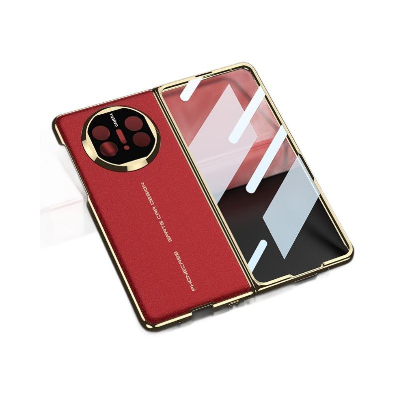 Second change MateXT is suitable for Huawei MateX5 folding screen mobile phone case MateX3 electroplated AG Phantom painted case