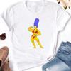 Muscle Sanrioes Womens TShirt Anime HelloKitties Cinnamon Kuromis Fun Model Cartoon Clothing Casual Cotton Couples TShirt