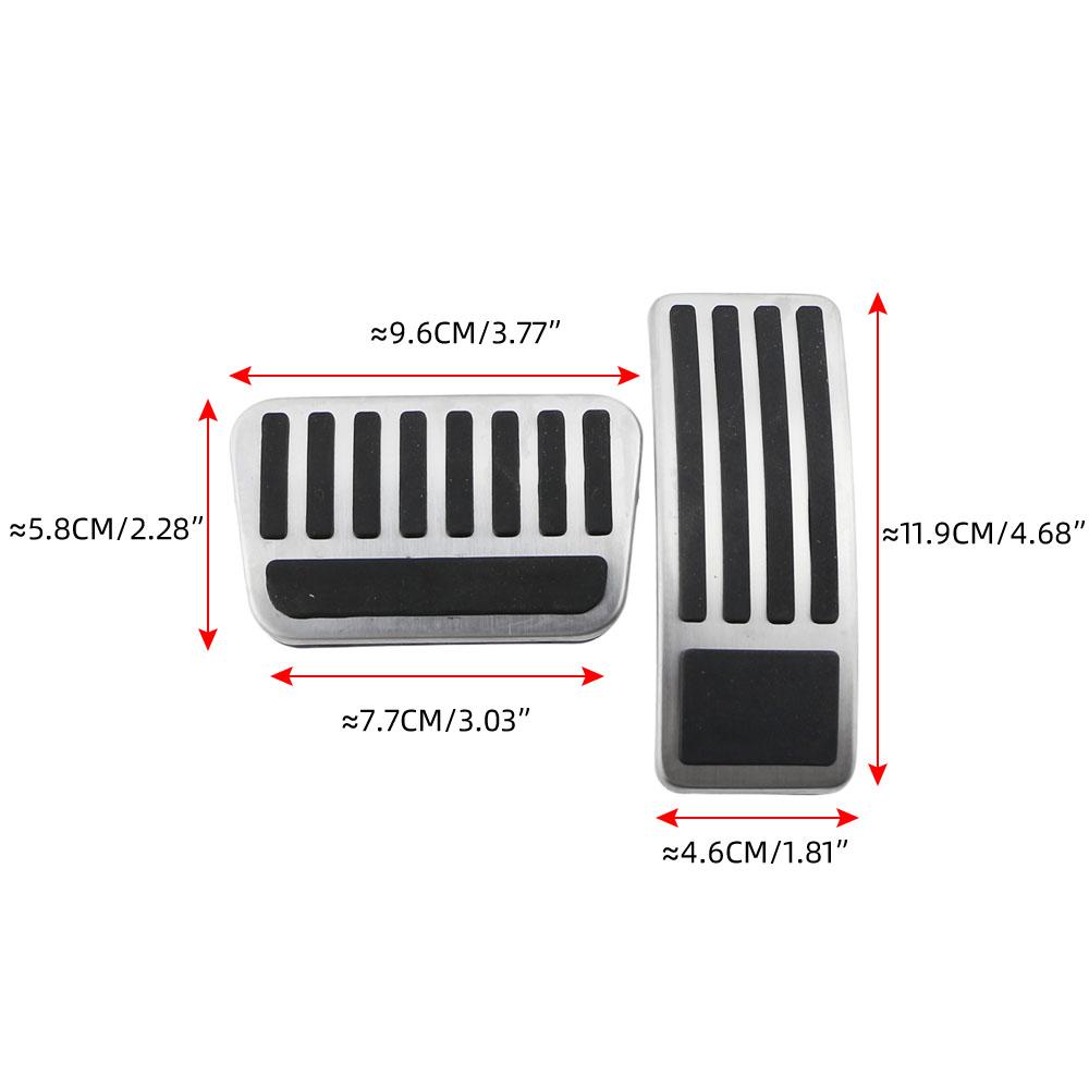 For BYD Atto 3 Pedals Gas Accelerator Brake Pedal Cover for 2025 2025 2025 2025 Atto3 Non-slip Pedal Cover Protector Accessories