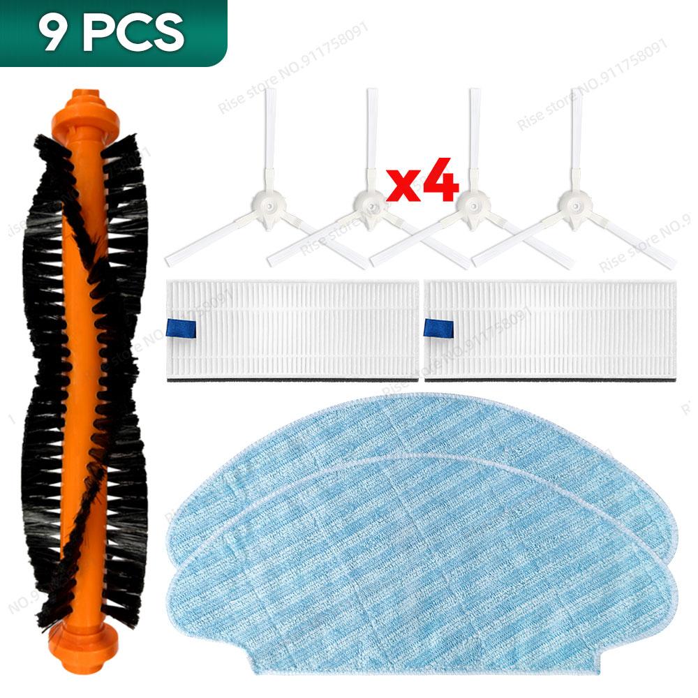 Compatible for Tefal Rowenta Explorer 20 40 45 50, Isweep X3 Accessories Main Brush Filter Side Brush Mop Colth