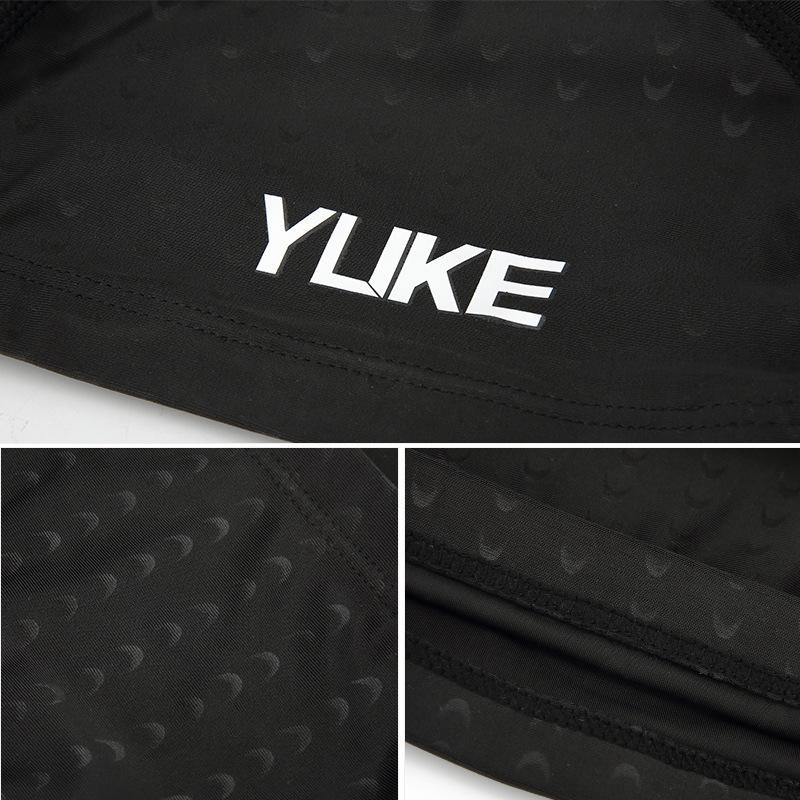 Yuke Unisex Large Swim Cap for Long Hair - Comfortable Elastic Shark Skin Design