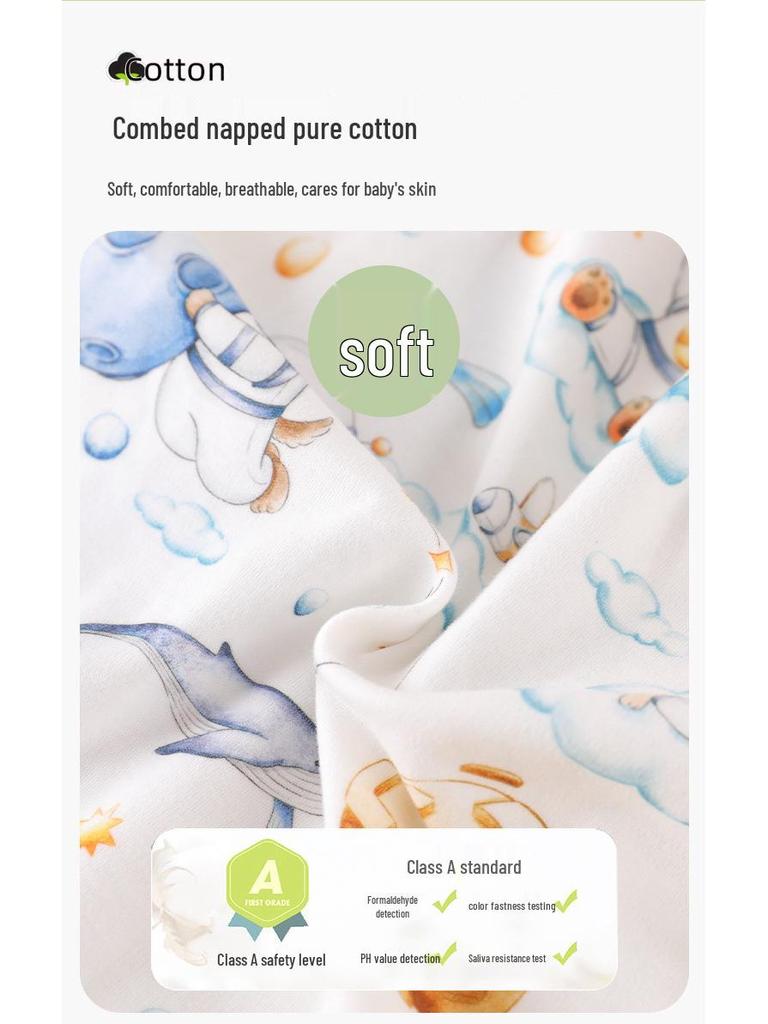 Pure Cotton Baby Romper & Sleeping Bag - Spring/Autumn Collection for Boys & Girls