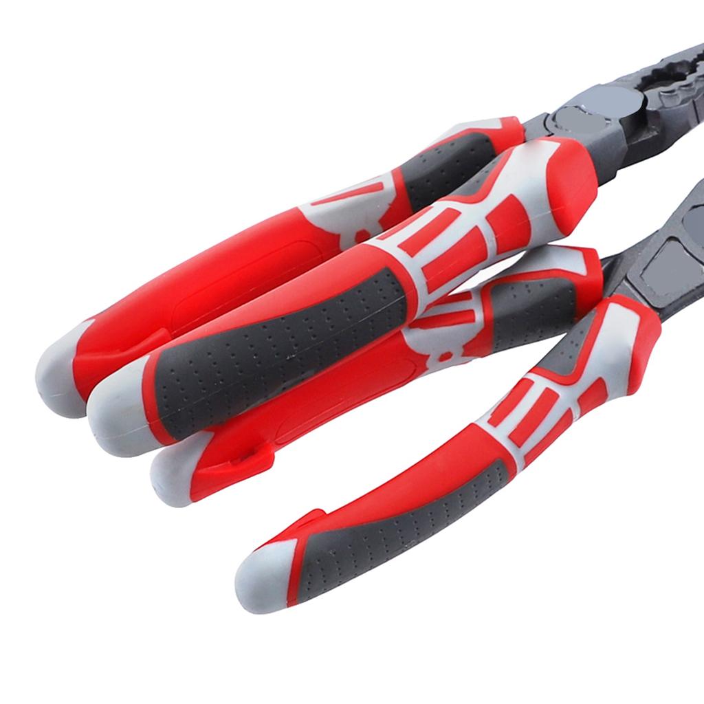 6 Inch Plier Professional Heavy Duty 3D Engraving Integrated Molding Rustproof Wear Resistant Plier with Extended Handle