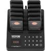 Restaurant Pager System, Wireless 400m Long Range Lineup Waiting Queue Signal, Guest Customer Calling Beepers with Vibration & Flashing, 10 Buzzers