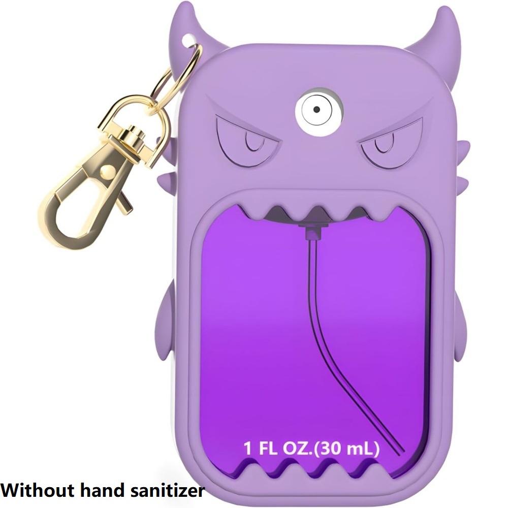 

Silicone Case for Touchland Hand Sanitizer Spray 30ML , Hand Sanitizer Case Holder with Keychain, Protective Cover Accessories фиолетовый
