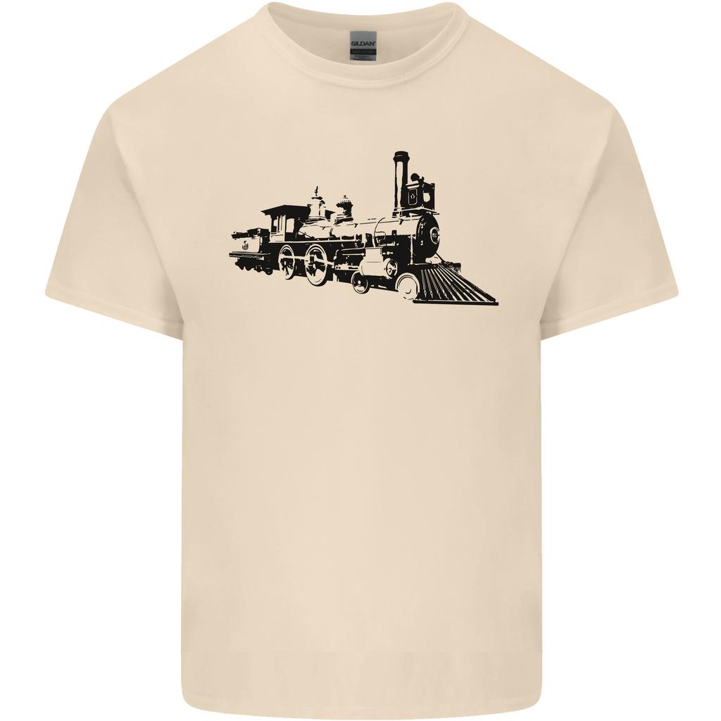 Trains Locomotive Steam Engine Trainspotting Unisexs Light Cotton TShirt
