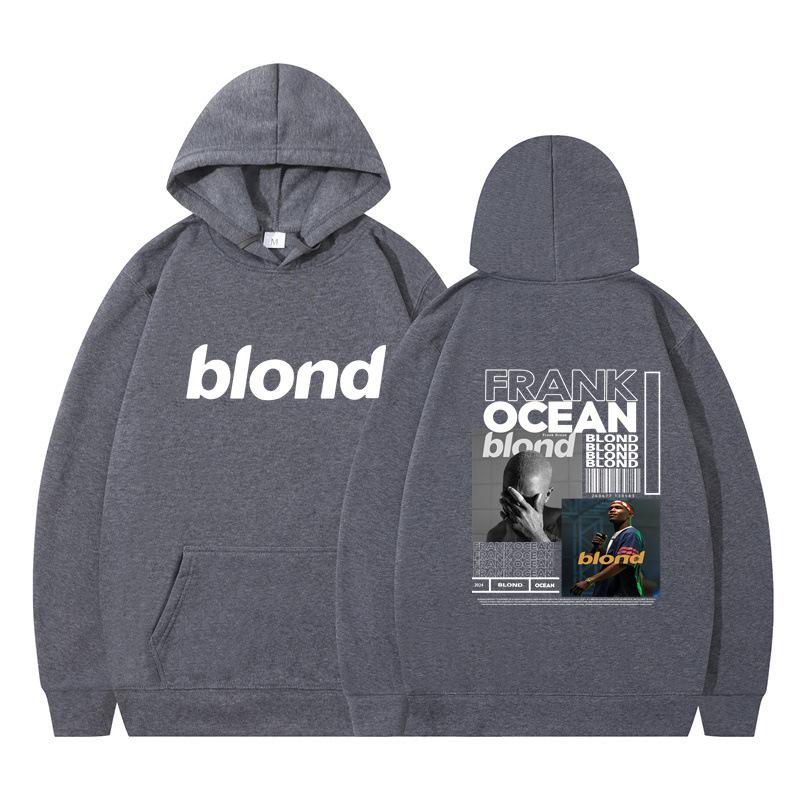 2024 Außenhandel Neu Blond Grenzüberschreitend Herbst/Winter Neu Fleece Lässig Kapuzenkragen Unisex Kapuzenpullover