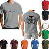 Men's  Popular T-shirt Printed Round Neck Short Sleeve T-shirt