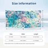 Abstract Nature Landscape Theme Quick Dry Beach Towel Custom Name Text Print Large Sand Resistant Towel Beach Vacation