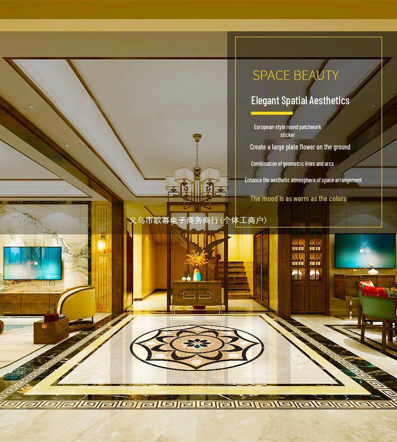 Vodotěsné protiskluzové samolepicí nálepky na parketové dlaždice pro dekoraci obývacího pokoje a předsíně