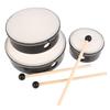 1Pc 4/6/7/8/9/10 Inch Wooden Frame Drums Hand Drum With Drum Stick Set Percussion Instrument For Kids Infant Enlightenment Tools