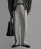 Baulopeulodeogteu Corduroy Set-Up Pants [White]