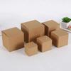 10PCS Kraft Paper Box DIY Square Cardboard Gift Packaging Boxes