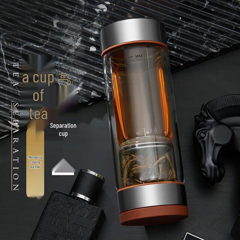 Supor Double-Wall Tea Infuser Glass Mug