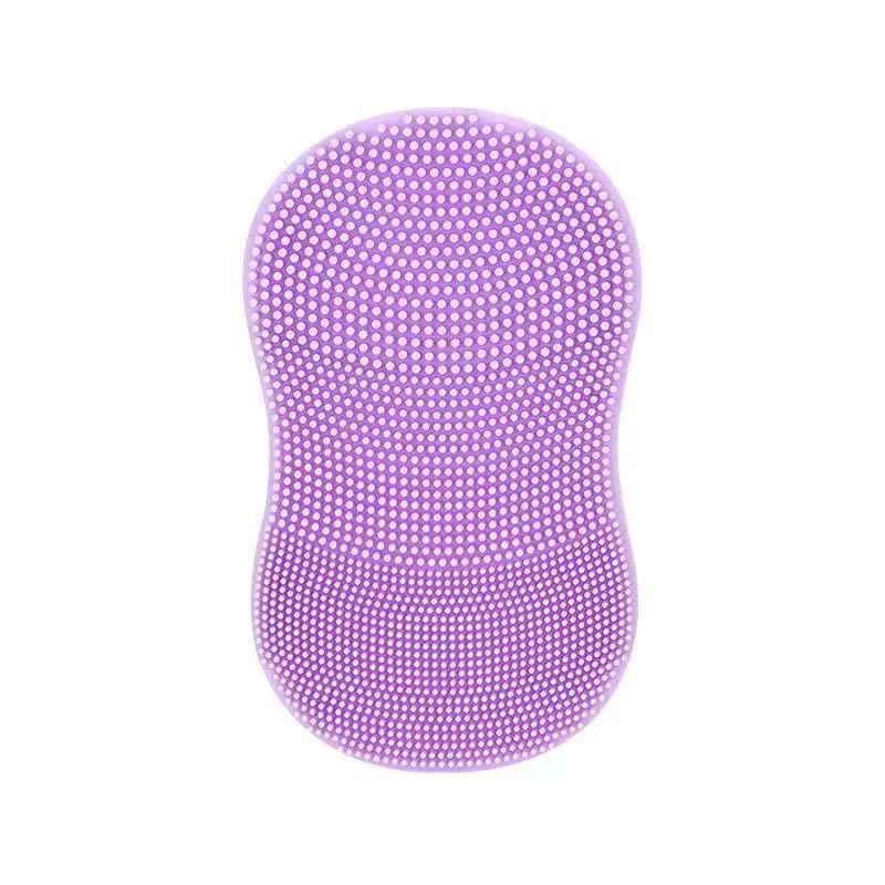 

Силиконовая щетка для умывания пальцем - Мягкая щетина для очищения пор фиолетовый