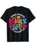 Familienurlaub 2026 T-Shirt | Buntes tropisches Strand Grafik-T-Shirt