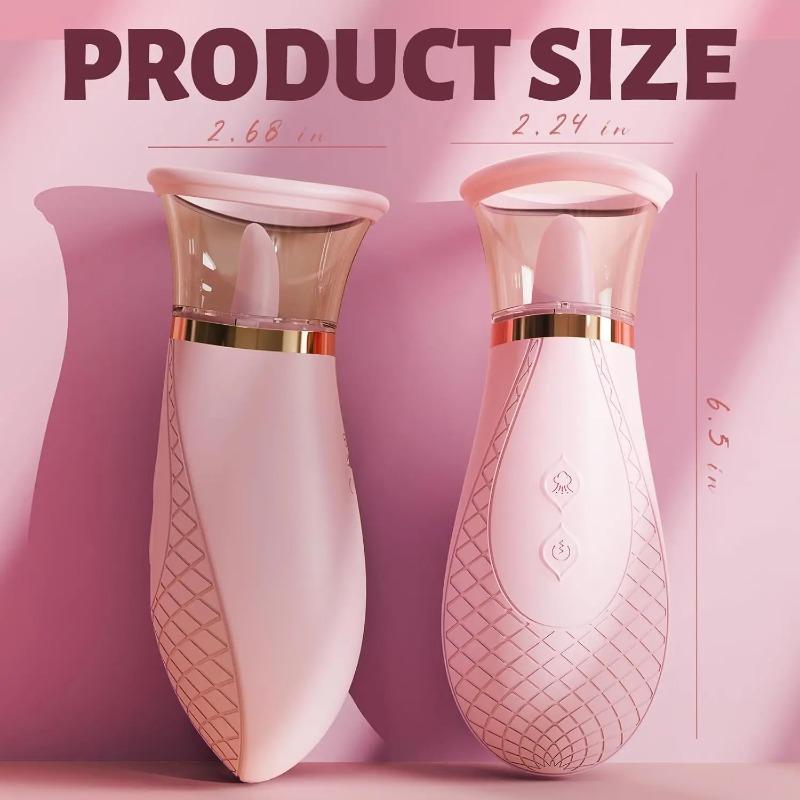 2026 Portable Clitoral Sucking Vibrator Nipple G-spot Sucker Rapid Orgasm Tongue Vibrator 3 Sucking 9 Licking Patterns Female Masturbator Waterproof