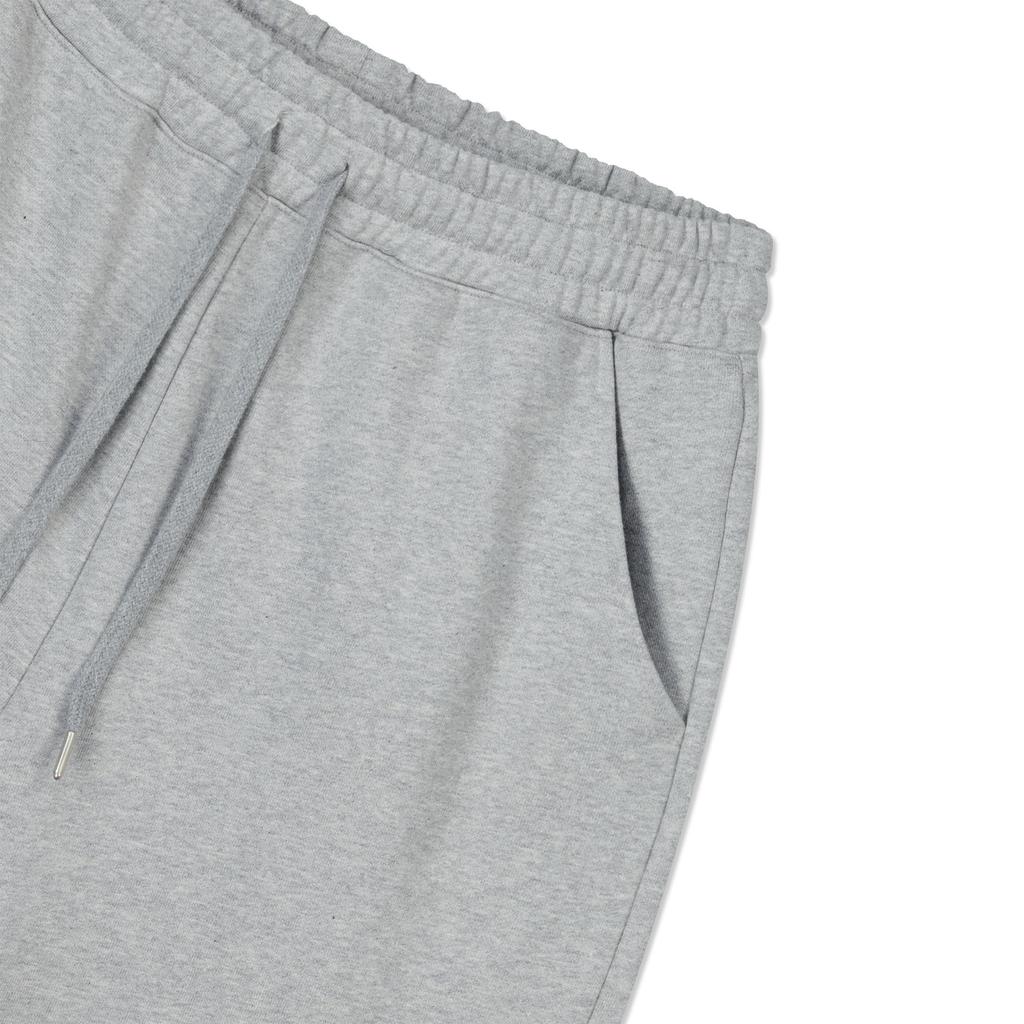 VERUTUM Ivy Arch Logo Shorts Men'S Melange Grey Black