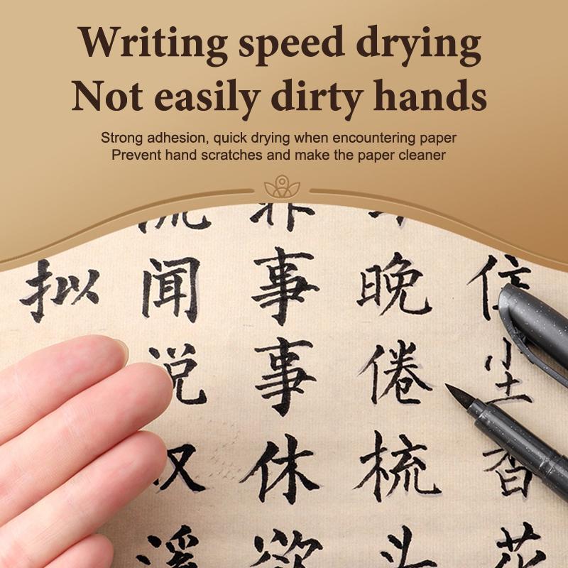 4-Size Calligraphy Pen Set For Writing, Drawing & Hand Lettering, Black Ink Brush Markers For Art, Calligraphy, Sketching чёрный