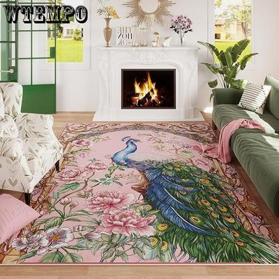 Obývací pokoj Páví koberec Protiskluzová podložka na podlahu Obývací pokoj Ložnice Podložka na podlahu Podložka pod pohovku a čajový stolek