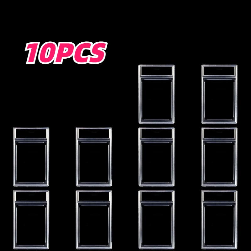 

10/20/30pcs 35pt Standard Sport Card Trading Card Protective Boxes Acrylic Transparent Baseball Card Holders with Label Position