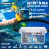 Waterproof 2 In 1 Waist Bag Phone Pouch Set Adjustable Clear Beach Bag  Swimming Snorkeling Kayaking Water Parks Phones Valuable