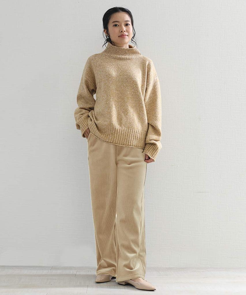 warm corduroy pants for fall and and comfortable with a elastic waist and long Available in plus sizes for fall and fleece Women's fleece-lined,